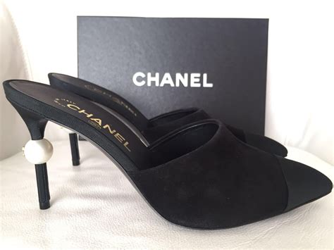 chanel red shoe|chanel shoes with pearl heel.